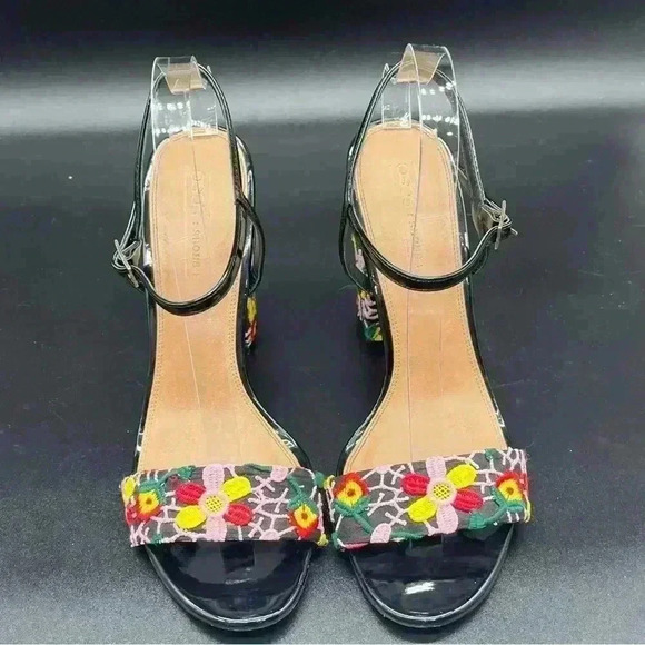 ASOS embroidered block heel size 8 - Picture 2 of 6